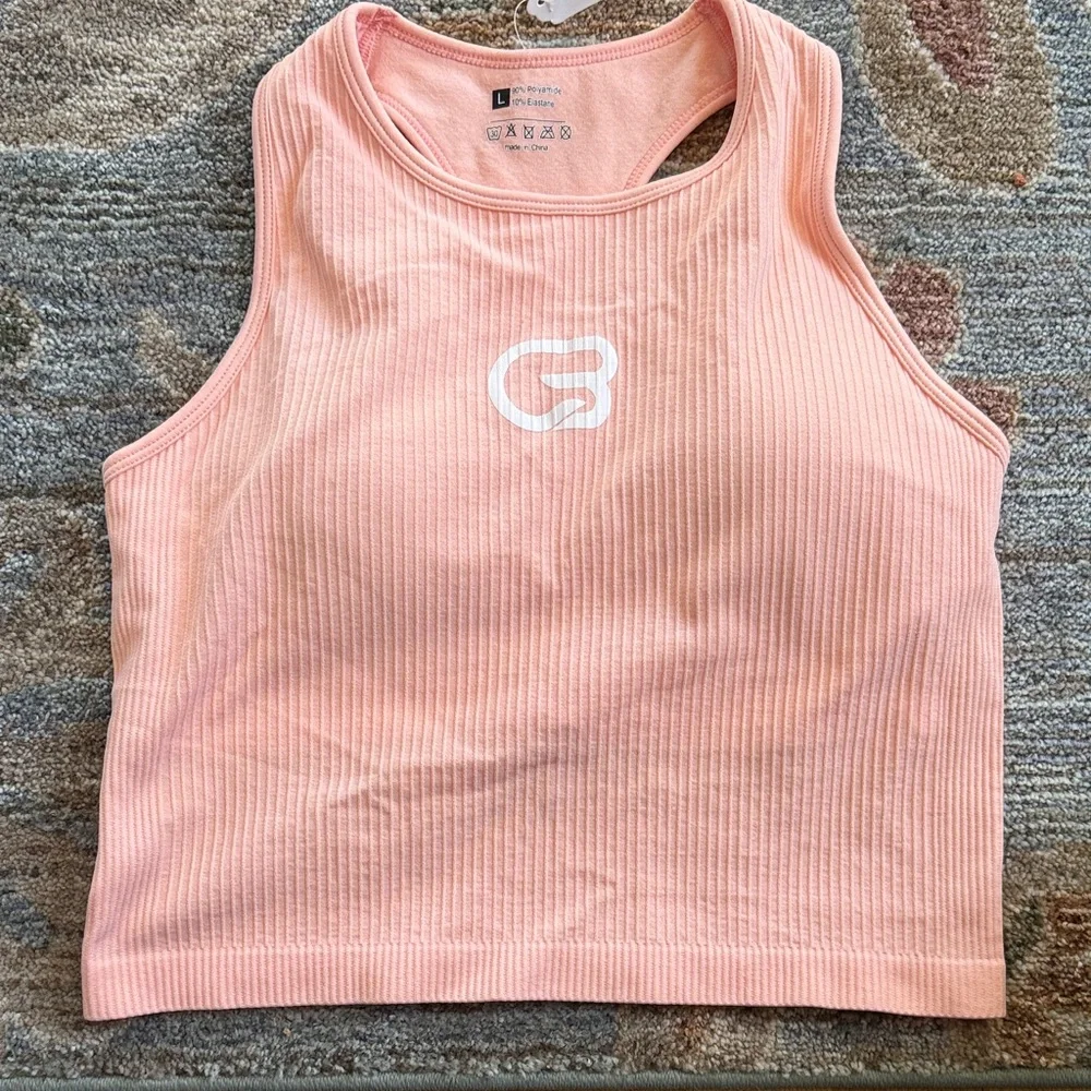 Cyclebar Ribbed CropTank Top - Picture 1 of 1